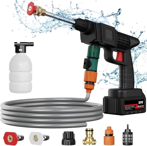 Rylan Cordless Portable Wireless Pressure Washer Gun 48V 12000mah High Pressure Water Gun for Car Wash Bike Washing Cleaning| Adjustable Nozzle and 5M Hose Pipe (B0DB22N9CD) Amazon Price History, Amazon Price Tracker