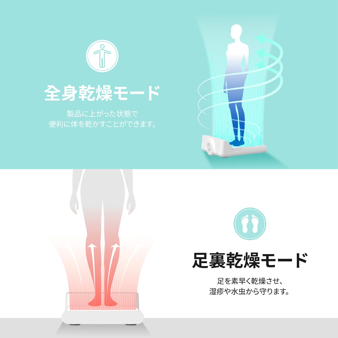 Amazon.co.jp: VOVO STYLEMENT フット& ボディドライヤー 体重計
