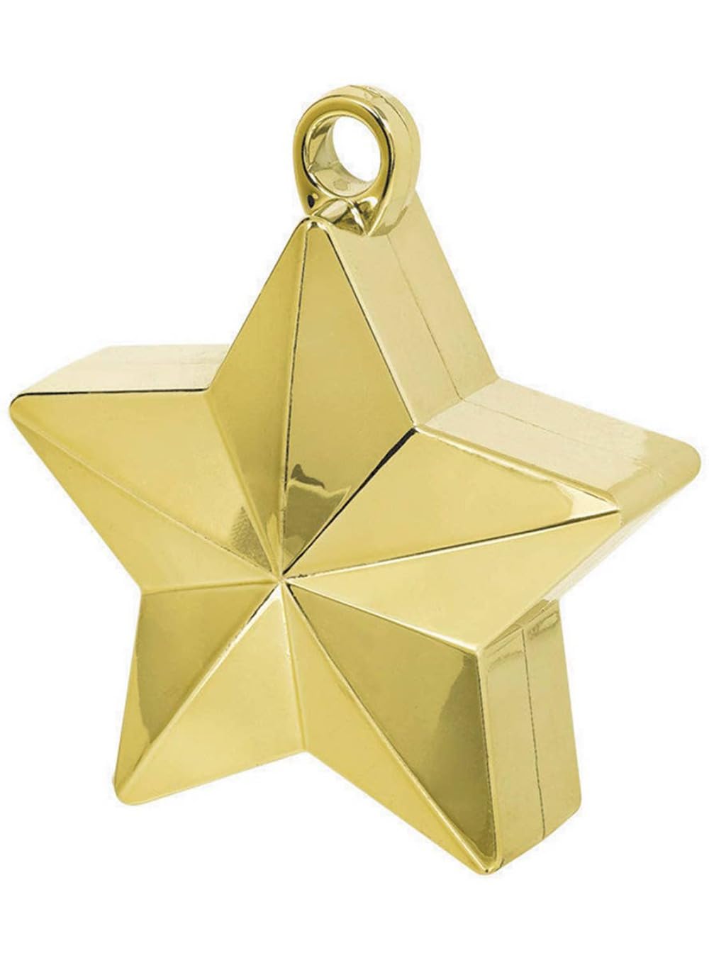 Amscan 117800-19 Gold Shiny Star Balloon Weight Party Decoration - 1 Pc