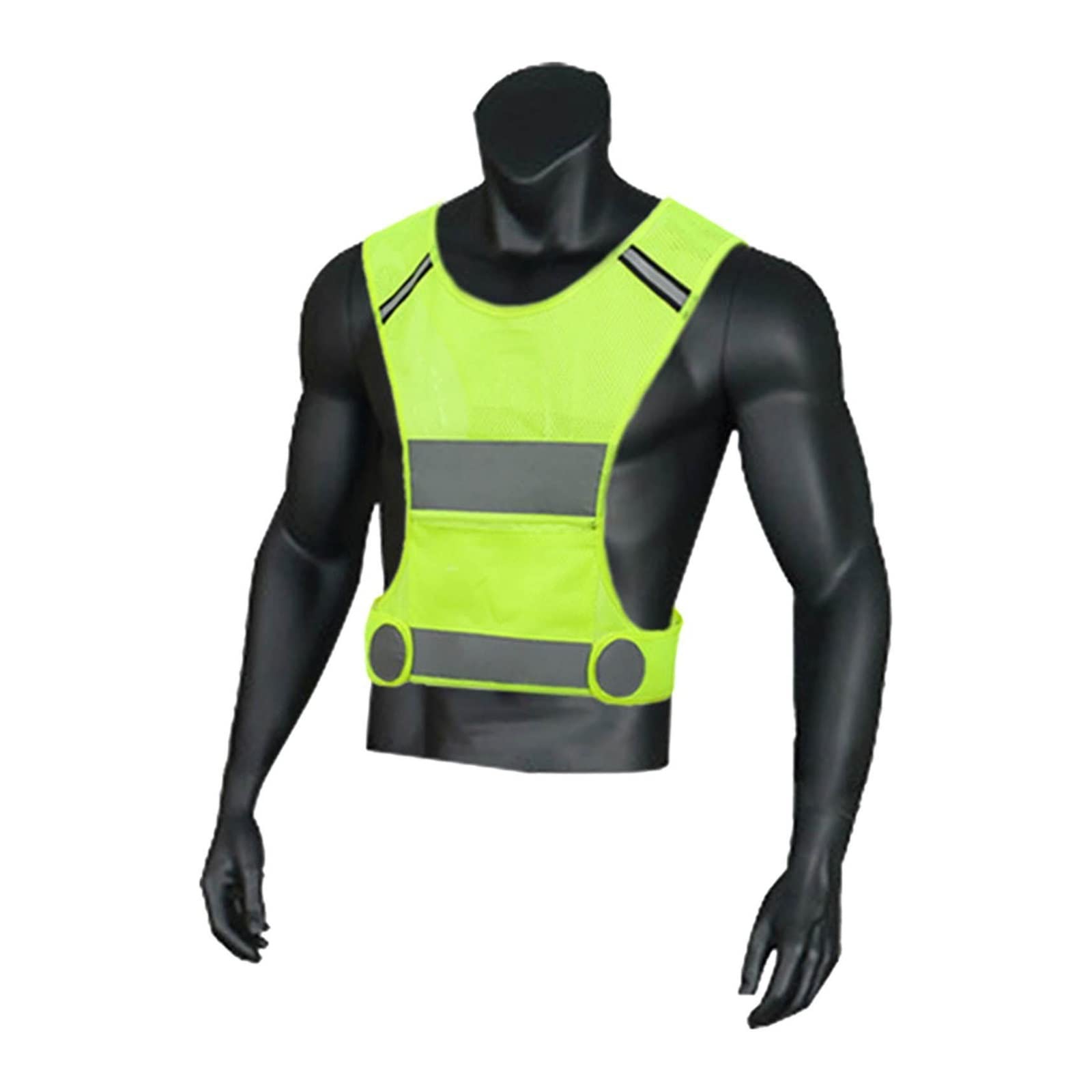 Gilet De Course Haute Visibilité Crivit – Jaune Réfléchissant – Taille L/XL – Neuf