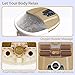 Giantex Foot Spa Bath Massager with Heat, 6 Large Maize Rollers for Plantar Massage, Fast Heating, Infrared Bubbles, LED Display Time Temperature Setting, Deep Foot Baths w/Full Cover