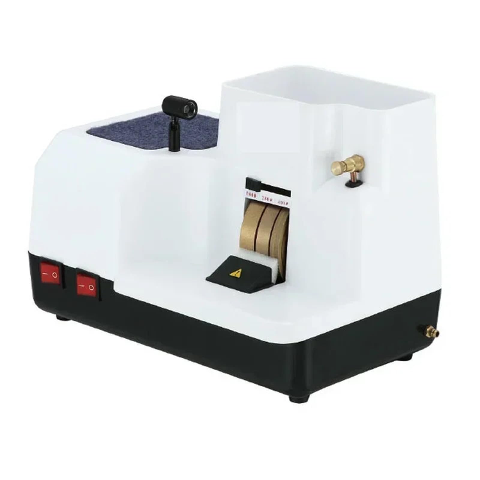 Electric Hand Grinder Three-Wheeled Edger Lens Edger Machine with Light Glasses Processing Equipment