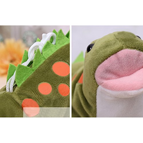 Image of Minache Women Animal Dinosaur Plush Stationery Pouch Pen Pencil Case Ladies Cosmetic Bag