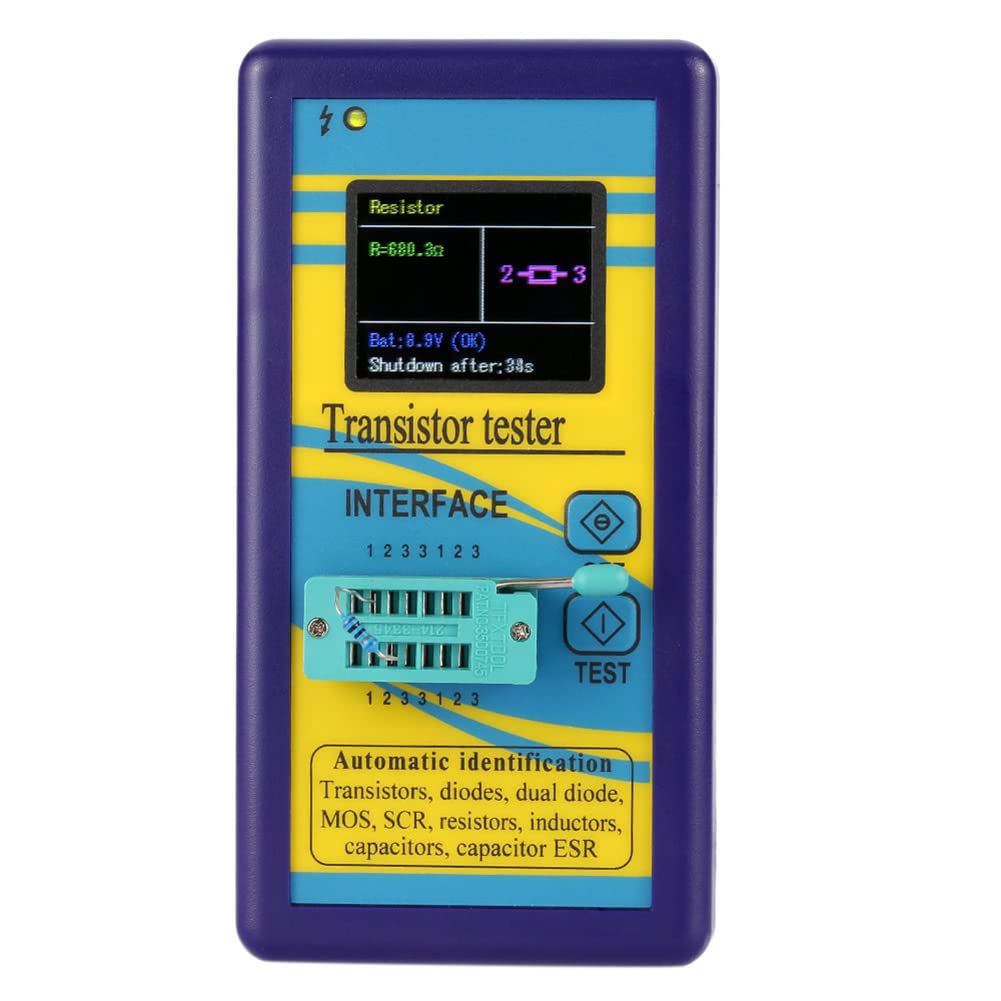 DollaTek M328 Mehrzweck-Transistortester Diodenwiderstand ESR-Kapazität LCR-Messgerät
