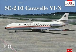 Amodel 1479-1/144 SE-210 Caravelle VI-N Course Air, Scale Plastic Model kit