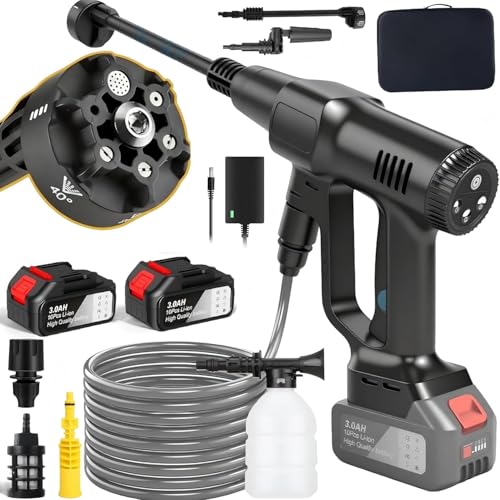 Idropulitrice a Batteria 100 Bar, Idropulitrice Senza Fili con...