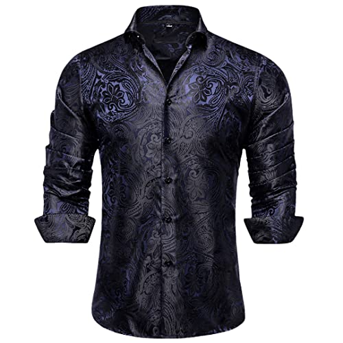Chemise en soie et cachemire Niiyyjj luxe satin homme Cyc-2019