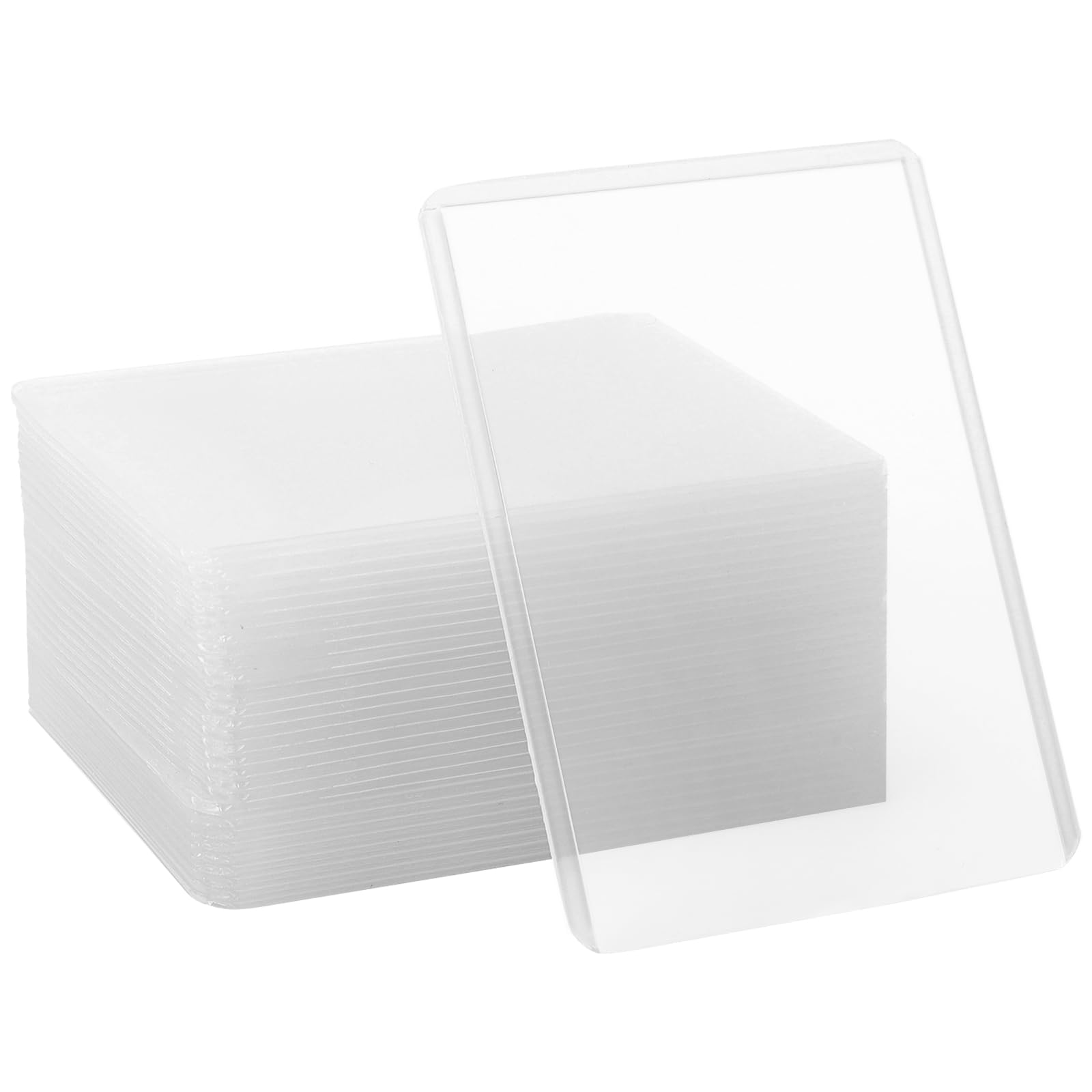 Toploader etui na karty 3 x 10 cm, 30 sztuk etui ochronne z twardego plastiku, Premium TCG do handlu i kart kolekcjonerskich, wysoce przezroczyste, wytrzymałe etui na karty dla kolekcjonerów