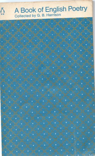 A Book of English Poetry B004R83T1S Book Cover