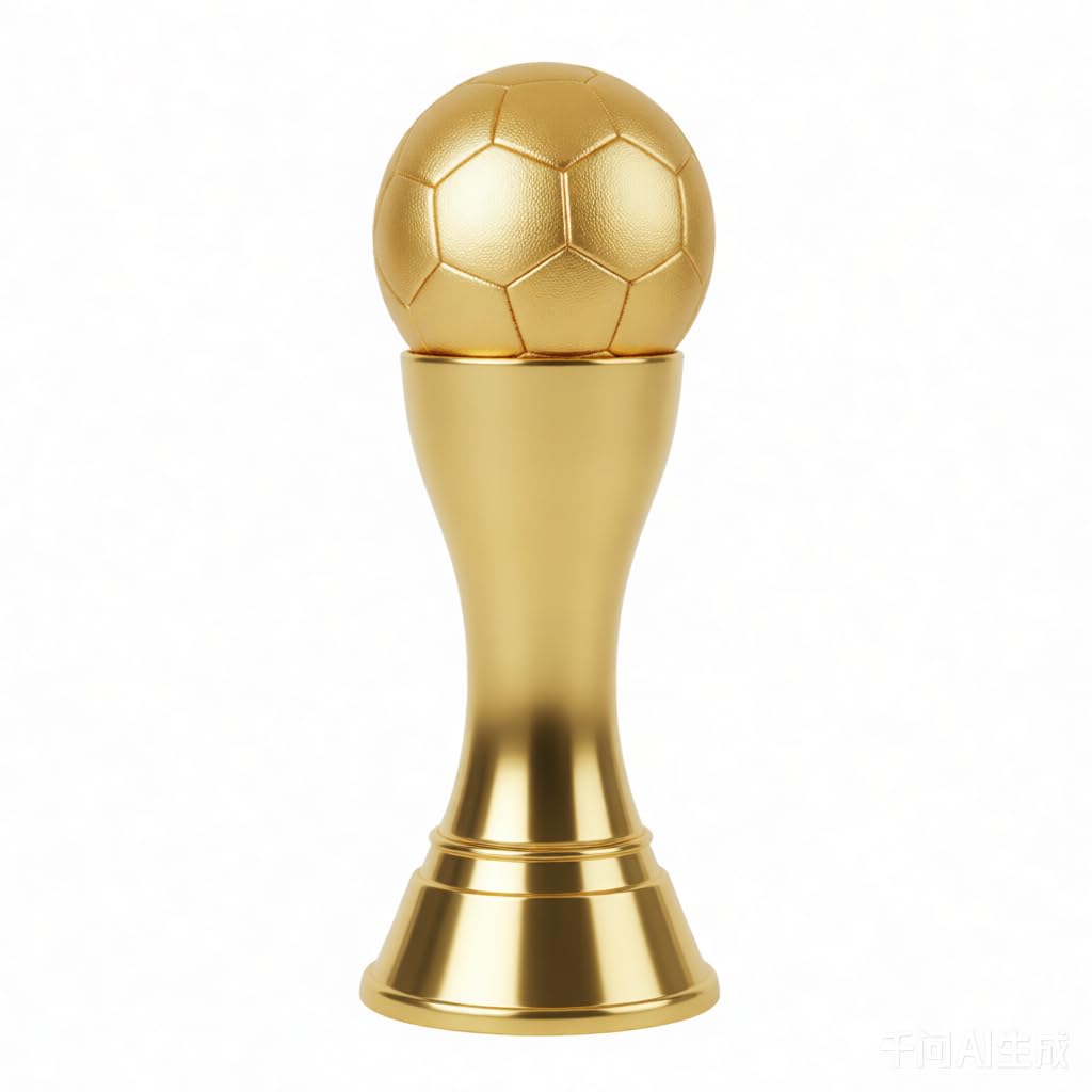 Ripple Large Gold Trophy Cup &Medal for Sports Tournaments, Award Competitions,Competitions,Soccer Football League Match Trophy