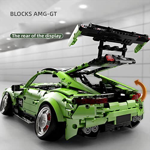 Diyi Technic Car Building Block Set, 1/10 Collectible Sports Cars Building Kit, Build Your Dream Car, 2878 Pieces Building Bricks Compatible With Lego Technic #TOP1