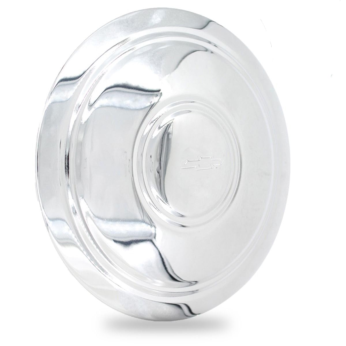 Wheel Accessories Parts 1 Pc Polished Stainless Steel Police Cap with Bow Tie 8.25" Diameter Fits Wheels with 7.00" Inner Ring Fits RALLEY Rally