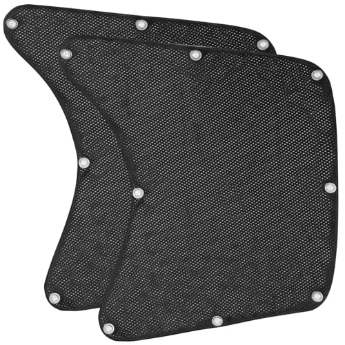 Side Window Sun Shade 2PCS Trucks Side Window Shades, Sunshade w Suction Cup, Interior Accessories Glare Shield & UV Rays Protection for RV Semi Truck Freightliner Volvo Vnl International Trucks