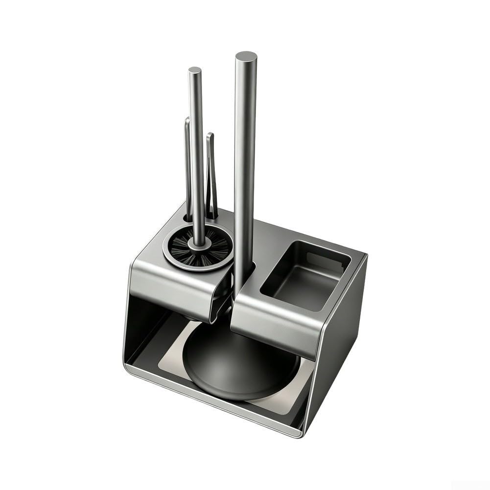 Kit WC 3-in-1 con Sturalavandini e per spazzola da Parete Kit