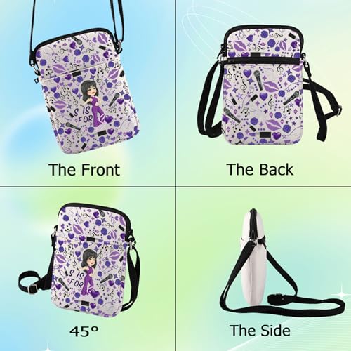 G2TUP Singer Crossbody Bag Latin Song Album Fans Gift S Is For Shoulder Bag Music Spanish Singer Lyric Merchandise3