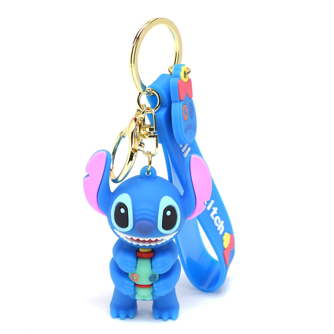 DaiyamondoStylish Anime 3D Rubber Keychain: Cute, Durable, and Long-Lasting with a Generous Ribbon - Elevate Your Keys or Bag with a Vibrant Touch - Perfect Gifts for Loved Ones