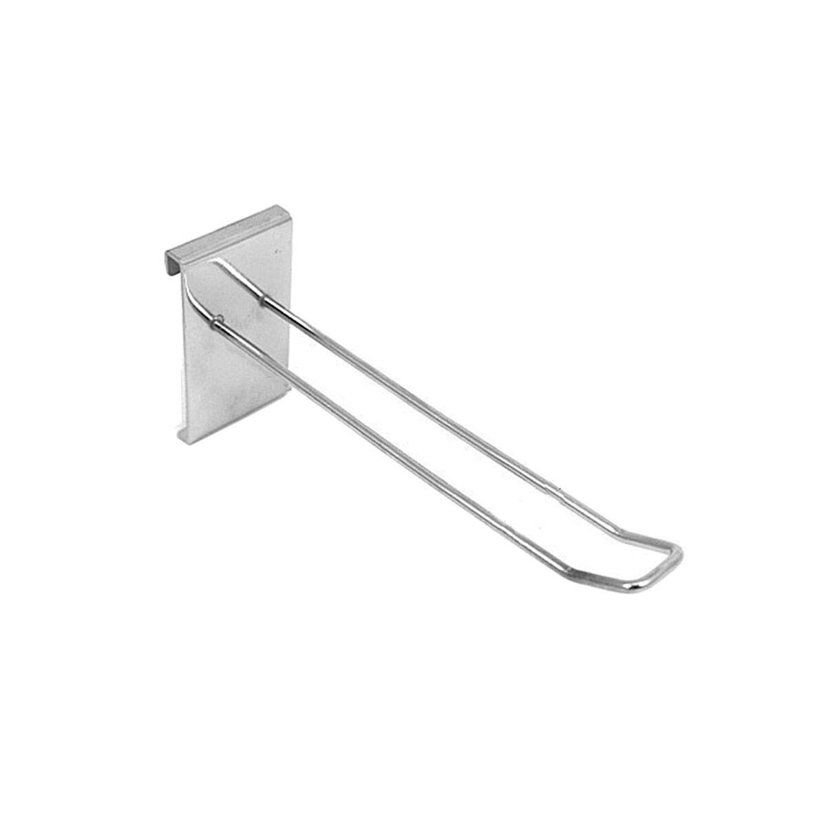 Completeshopfittings Chrome 10 X Gridwall Mesh Euro Hook Arms For Retail (Euro Hook 8")