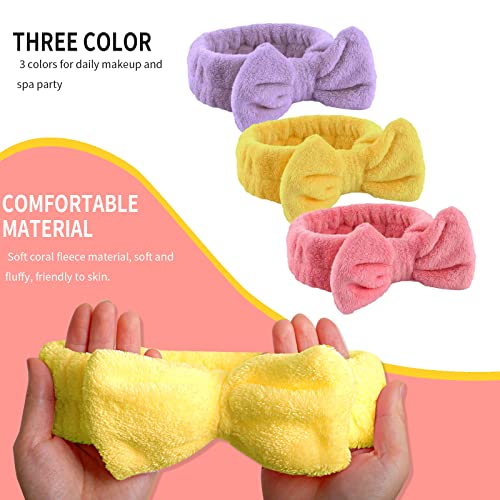 WSYUB Spa Headband, Makeup Headband for Washing Face, Bow Headbands for Women, Skincare Headbands - Image 5