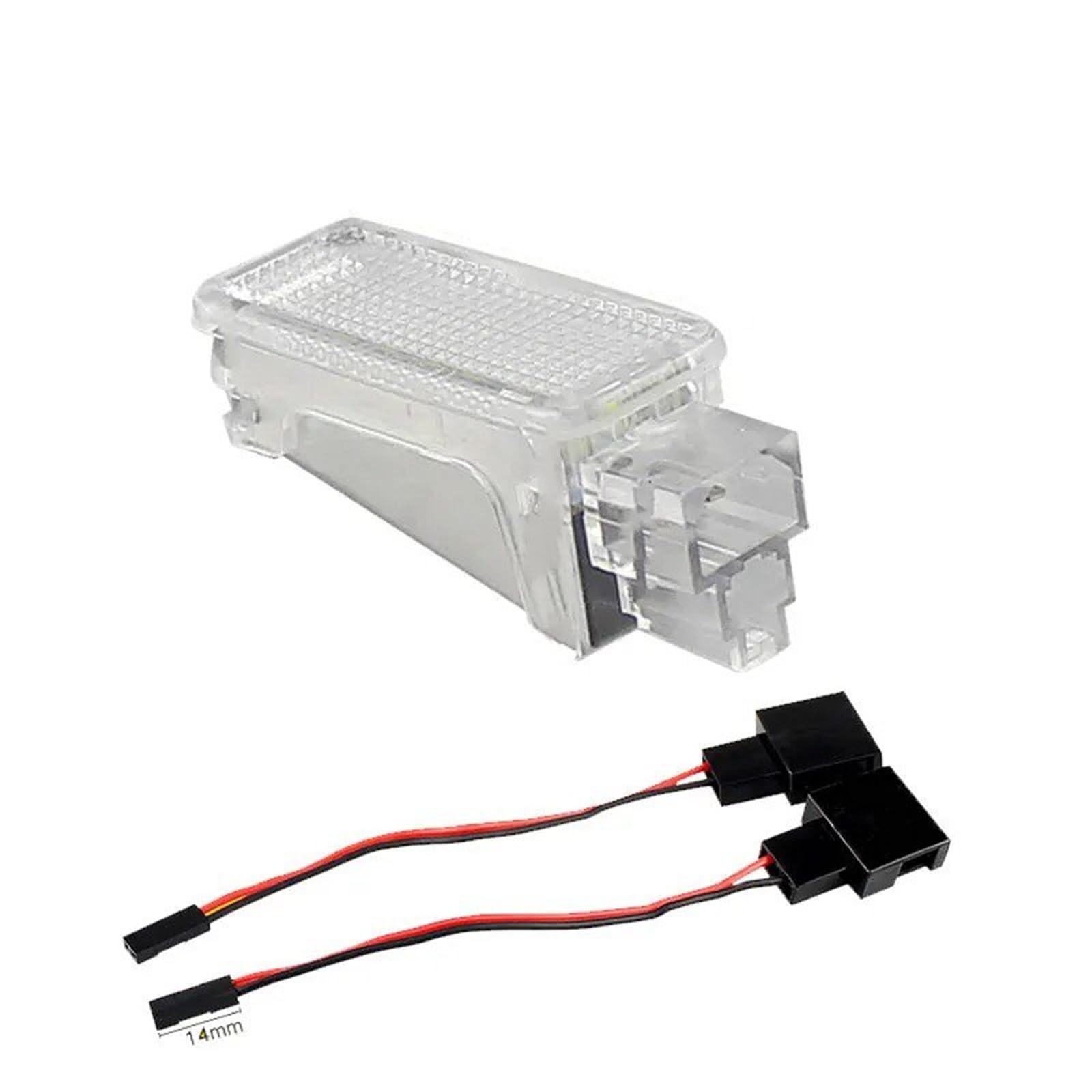Lámpara LED coche interior 6000K blanca pack de 2 unidades para matrícula A3 8