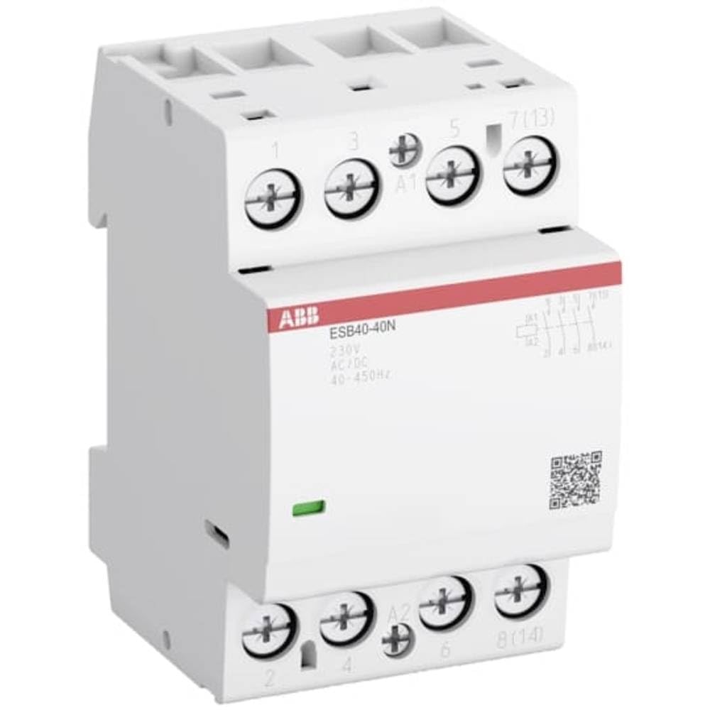 ABB ESB40-40N-06 ESB Installationsschütz brummfrei für 230-240V AC/DC 40A 4S 4 Schließer (1SAE341111R0640)