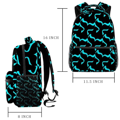 Sac à dos de voyage décontracté orque pour sorties et lycée - 2