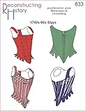 1740's to 1790's Stays Pattern
