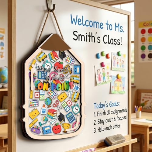 Image of Personalized Wooden Reward Jar for Kids, Custom Name Potty Training Reward System with Acrylic Tokens, Classroom Behavior Tool, Back to School Gift for Boys & Girls, Classroom Decoration