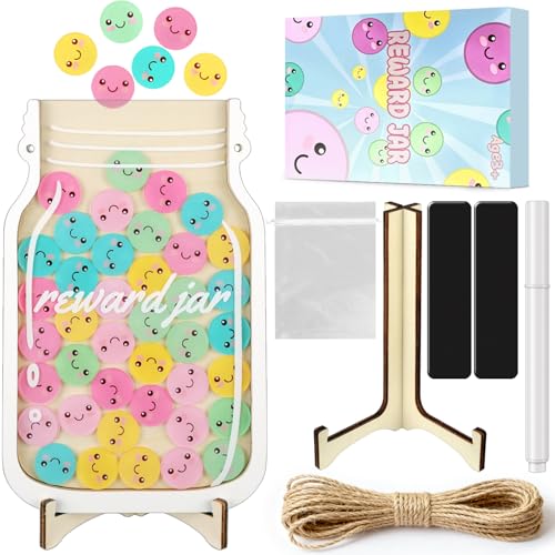 Reward Jar & Kids Behavior Chart - Ɖƒ̕VVXe 45 Jt - gCg[jOAƎAhAǂK̂߂̋t/ec[ (45g[N)