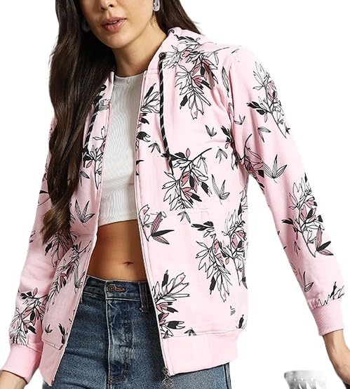Image of eKools Women's Fleece Fullsleeves Jacket (Flee02)