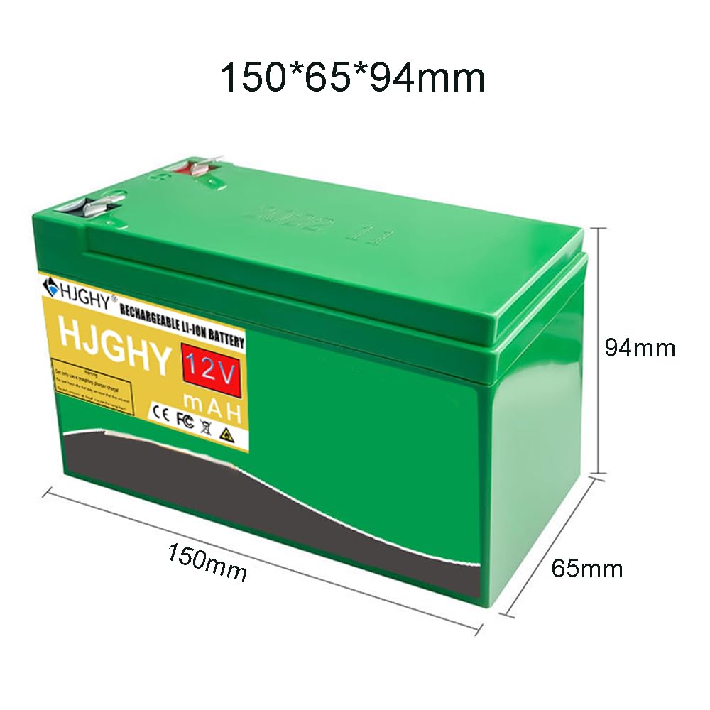 Batería de Repuesto de Iones de Litio para pulverizador eléctrico de 12 V, 10 Ah, 14 Ah, 16 Ah, 18 Ah y 20 Ah, con Cargador para Almacenamiento de energía de la máquina.
