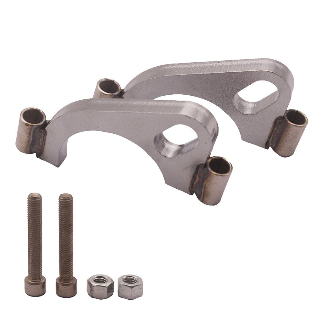 2.5 inch Mild Steel Exhaust Split Flange Flat Oval Replacement for Car