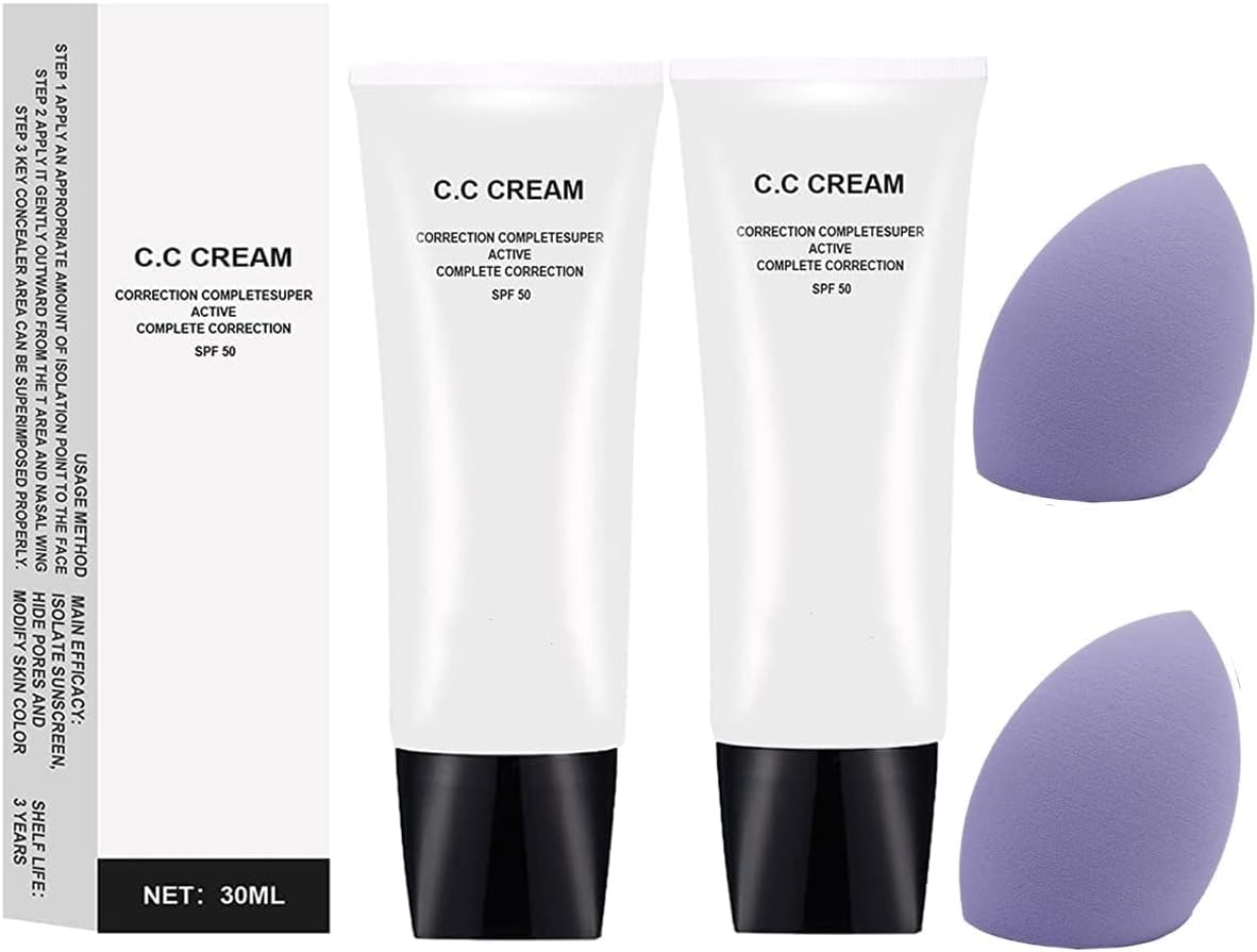 DSKMED Perebella Cc Cream Skin Tone Adjusting, Skin Tone Adjusting CC Cream SPF 43, Cc Cream Color Correcting Spf 43, Colour Correcting Self Adjusting for Mature Skin(2pcs Ivory Color) (Cream) DSKMED Perebella Cc Cream Skin Tone Adjusting, Skin Tone Adjusting CC Cream SPF 43, Cc Cream Color Correcting Spf 43, Colour Correcting Self Adjusting for Mature Skin(2pcs Ivory Color) (Cream)