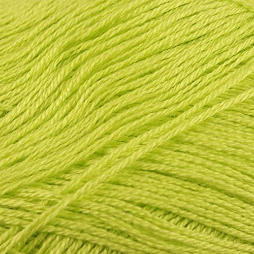 JubileeYarn Baby Soft Bamboo Cotton Yarn - 50g/Skein - Avocado - 4 Skeins, 406 Avocado - Image 2