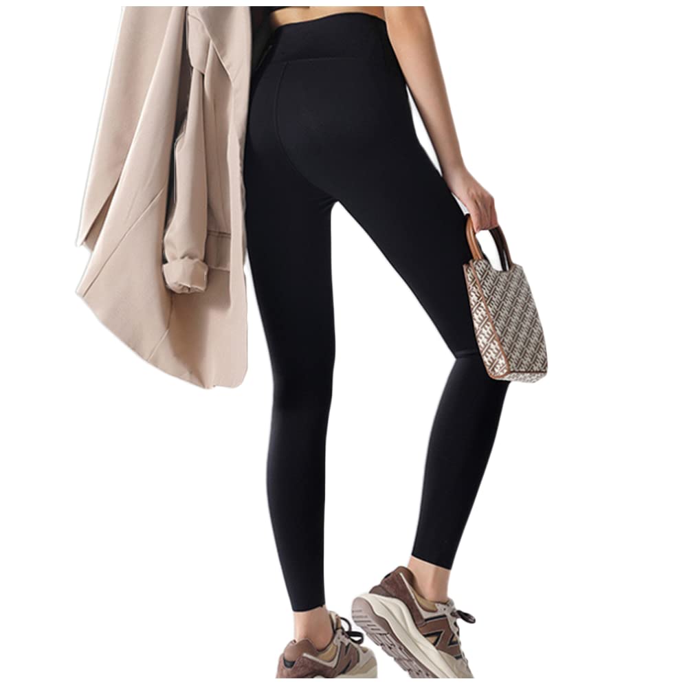Leggins Térmicas para Mujer Leggins de Cintura Alta Invierno Pantalones Deportivos Yoga Fitness S-2XL