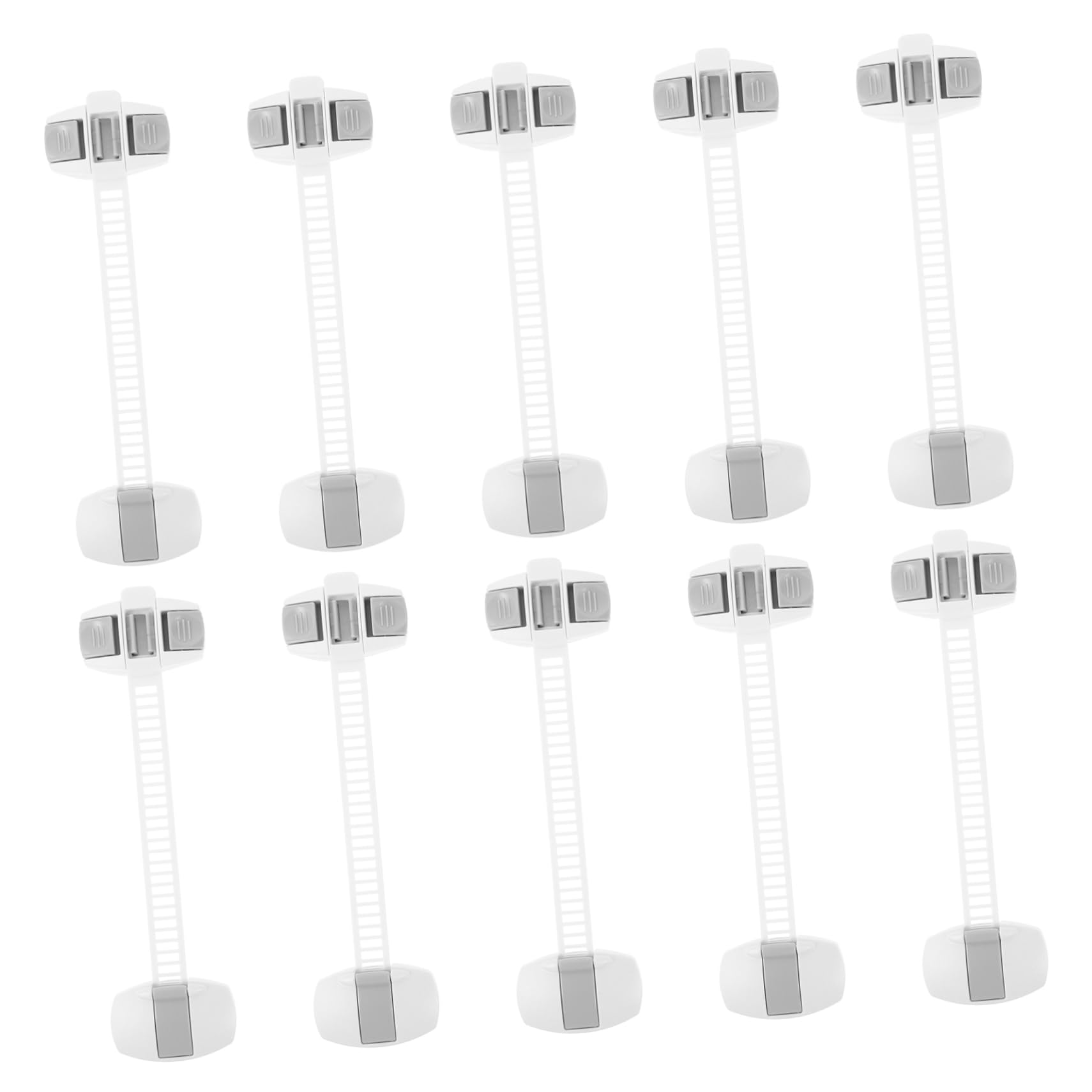 Didiseaon 10pieza Cerradura De Seguridad Para Armario Protector Multifunción Cerradura De Protección Para Bebés Para Puertas De Cocina Materiales Resistentes Previene Lesiones De Manos De