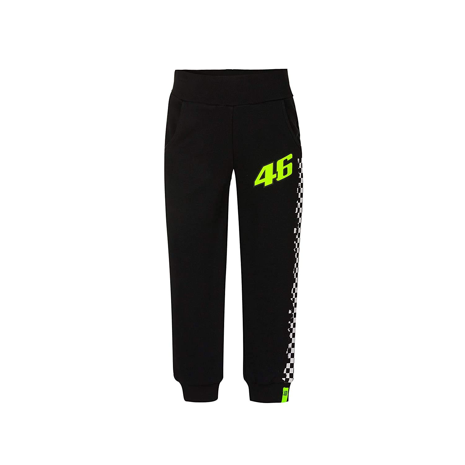 Valentino Rossi Official MotoGP Race VR46 Kids Jogging Pants - Black - 1/3 Years