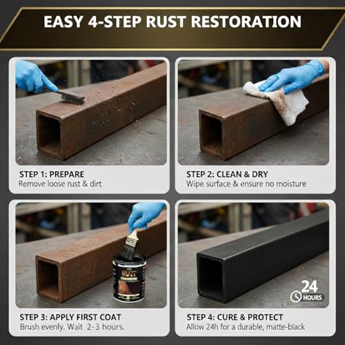 Meuvcol 2-in-1 Rust Converter & Primer
