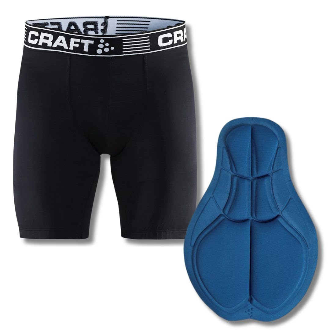 Craft Greatness Spodenki Rowerowe - Czarne/Białe, S