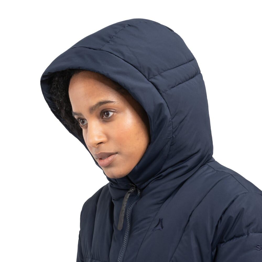 Schöffel Damen Ins Parka Style Boslix WMS, wärmende Winterjacke mit synthetischer Daune, wind- und wasserabweisende Funktionsjacke mit gefütterter Kapuze