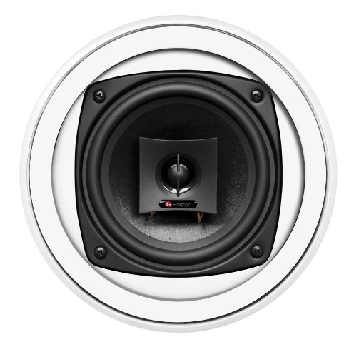 Boston Acoustics HSi250 Negro, Color Blanco Altavoz - Altavoces (De 2 vías, 1.0 Canales, Alámbrico, 75-20000 Hz, 8 ?, Negro, Blanco)