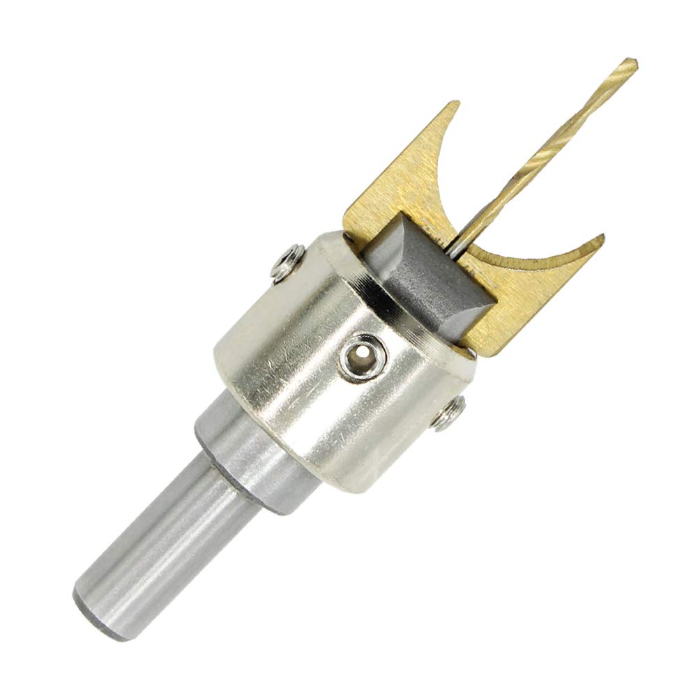 Holzperlen-Hersteller, 6–25 mm Hartmetall-Fräser-Bit, Kugelblatt-Bohrer, Holzbearbeitungswerkzeug-Set für Perlenbohrer, Fräser für Heimwerker, Handwerk, Heimdekoration, Schmuck, 26 Stück
