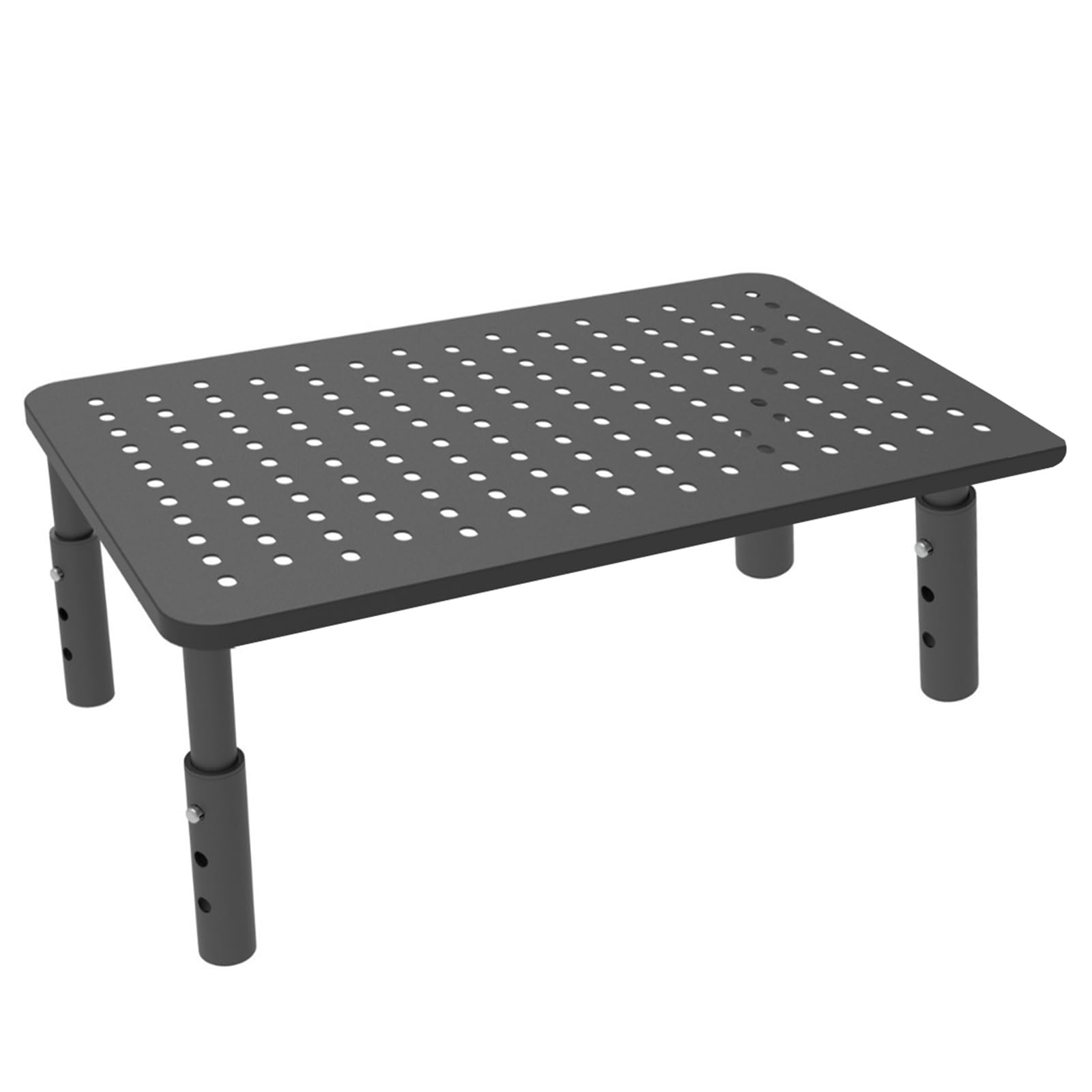 Supporto da scrivania per computer, regolabile, aperto, con cuscinetto antiscivolo, supporto per monitor da scrivania per computer portatili e desktop