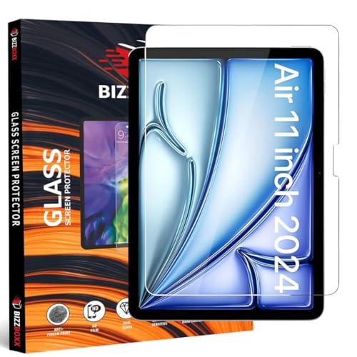 Image of Tempered Glass Full Screen Protector For Apple iPad Air M3 2025 11 Anti-Scratch & Smudge Proof (Transparent) (Pack Of 1)