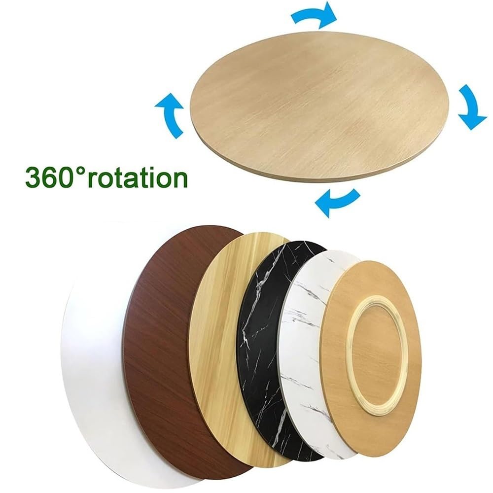 Plato Giratorio De Mesa De Madera 45cm 60cm 70cm 80cm 90cm 100cm, Plato Giratorio Redondo para Cocina En Casa, Bandeja De Servicio Lazy Susan De Madera Grande(Rosewood,50cm/20in)