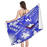Leichong Toalla de Playa Instrumentos de Guitarra Grande de Microfibra Hombre Mujer, Toallas Playa Creatividad Musical Secado Rápido, Absorbente Toalla Baño 80 x 160 cm