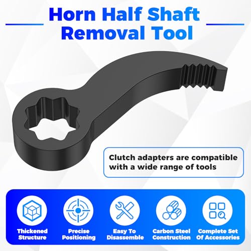 Tête adaptateur de clé à tige crowbar universelle compacte avec rallonge