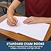 ROARING SPRING Exam Blue Books, 100 School Examination Booklets, 8.5