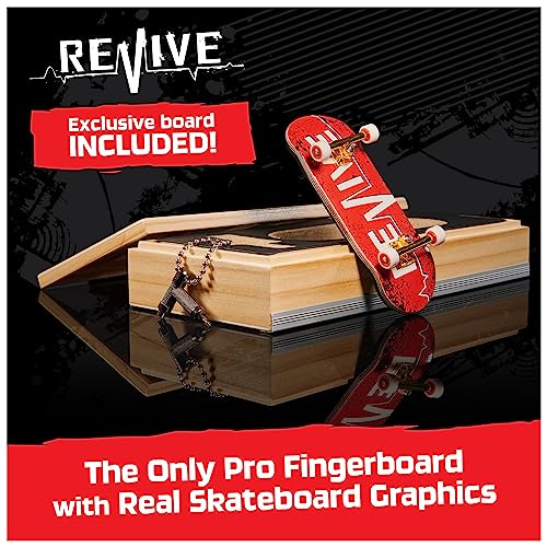 TECH DECK, Revive Pro Series Finger Board with Storage Display, Built for Pros; Authentic Mini Skateboards, Kids Toys for Ages 6 and up