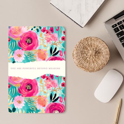 Image of LAURET BLANC 12Months Undated Planner, 12 Monthly Spreads, 52 Weekly Spreads, Habit Tracker, Utility Pages, Paperback (You Are Powerful Beyond Measure)