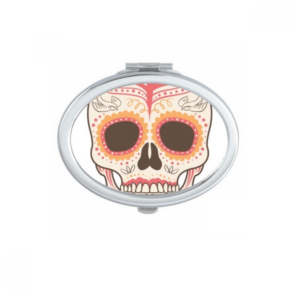 Miroir portable mignon ovale pour ajuster son rouge à lèvres partout